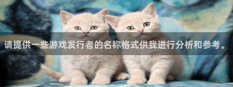 im电竞官网注册平台怎么样：请提供一些游戏发行者的名称格式供我进行分析和参考。